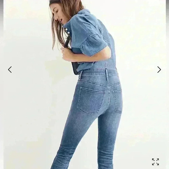 MADEWELL | Skinny Overalls in Kemp Wash - Picture 2 of 4